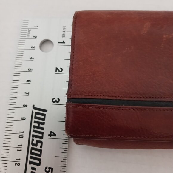 Leather Bifold Wallet by Umi Designs Multiple Card Slots Pockets - Picture 5 of 11